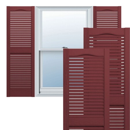 Ekena Millwork Builders Edge, TailorMade Cathedral Top Center Mullion, Open Louver Shutters, BEL1140038078, PR BEL1140038078
